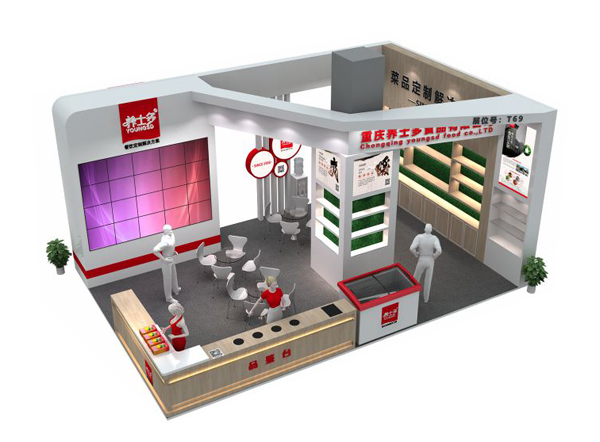 鄭州食品展臺搭建工廠/